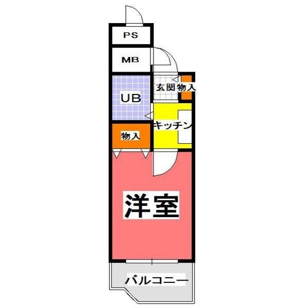 明石市松の内マンション 間取り図画像