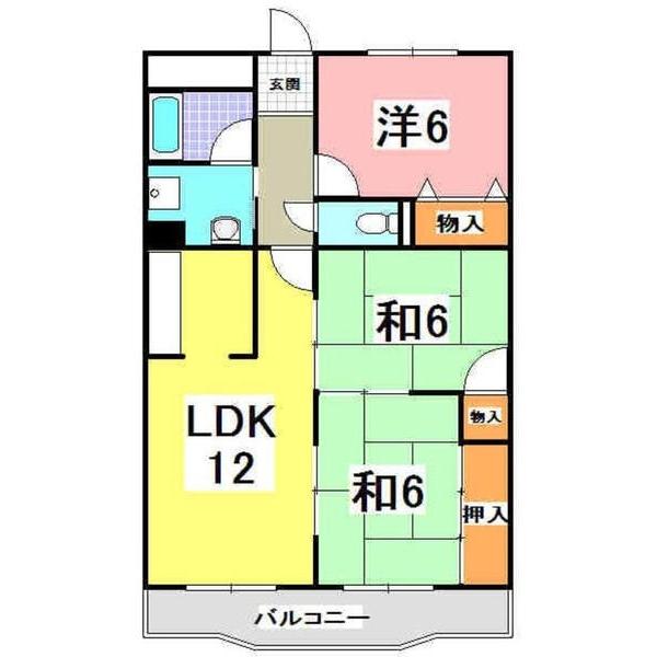 ハイツゴールド 間取り図画像