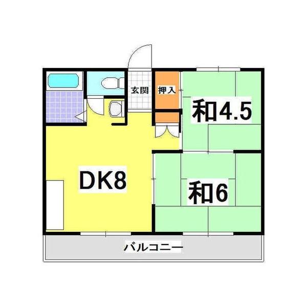 明石市松の内マンション 間取り図画像