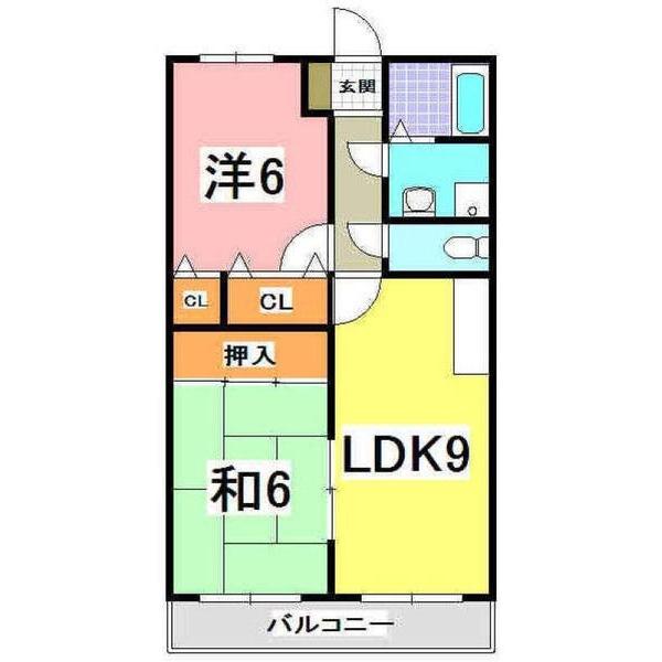 明石市大久保町大窪マンション 間取り図画像