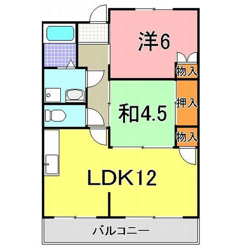 明石市小久保マンション 間取り図画像