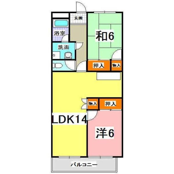 神戸市西区王塚台マンション 間取り図画像