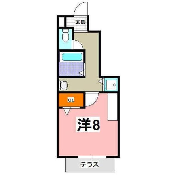 神戸市西区長畑町アパート 間取り図画像