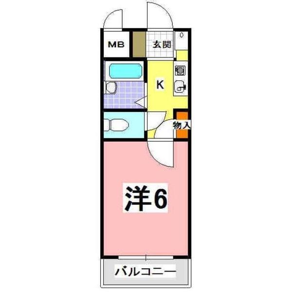 神戸市西区王塚台マンション 間取り図画像