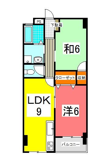 リノスタイル西明石 間取り図画像