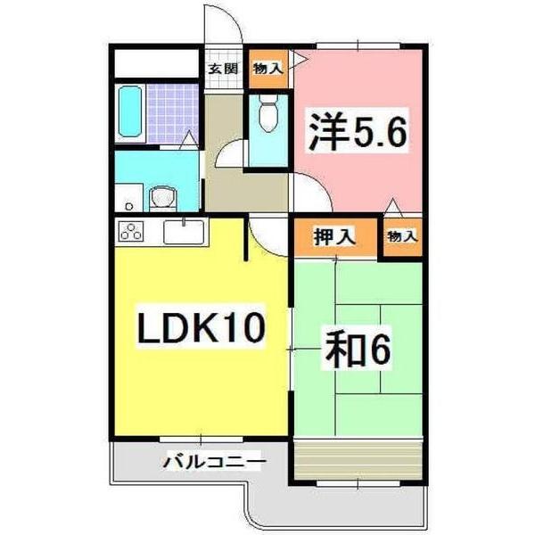 明石市大久保町大窪マンション 間取り図画像