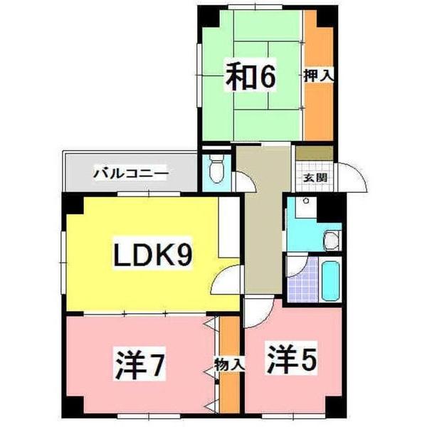 ベルトピア西明石６　 間取り図画像