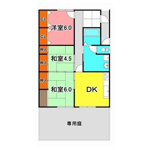 明石市別所町マンション 間取り図画像
