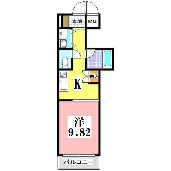 明石市西明石町マンション 間取り図画像