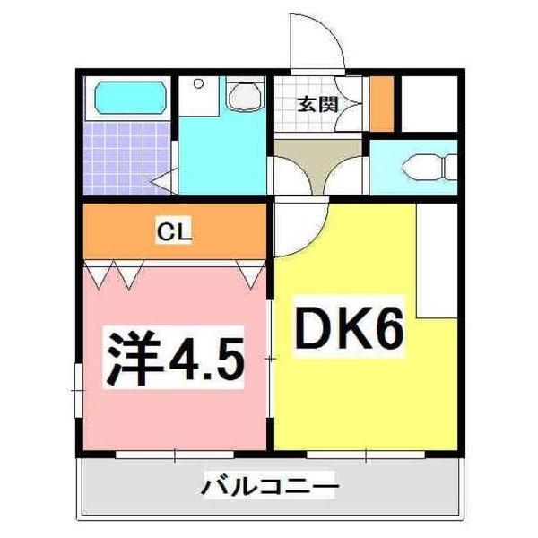 神戸市西区持子アパート 間取り図画像