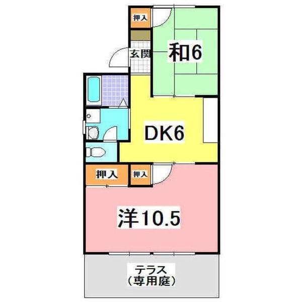 明石市魚住町錦が丘マンション 間取り図画像
