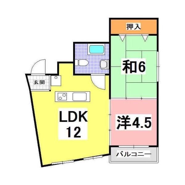 神戸市西区王塚台マンション 間取り図画像