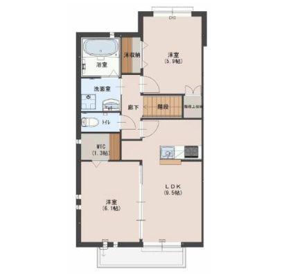 明石市大久保町八木アパート 間取り図画像