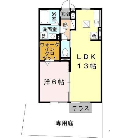 明石市二見町西二見駅前アパート 間取り図画像