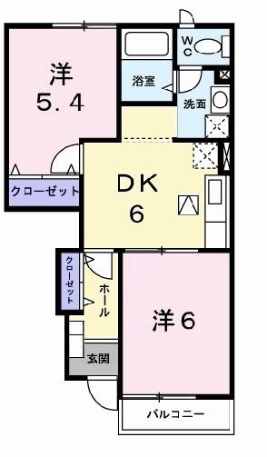 コートヤードⅤ（103） 間取り図画像