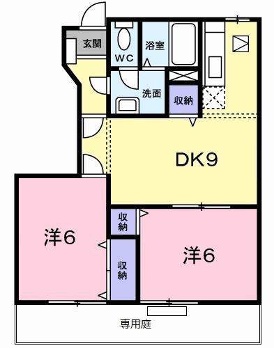 ガーデンハイツ大久保Ⅱ（101） 間取り図画像