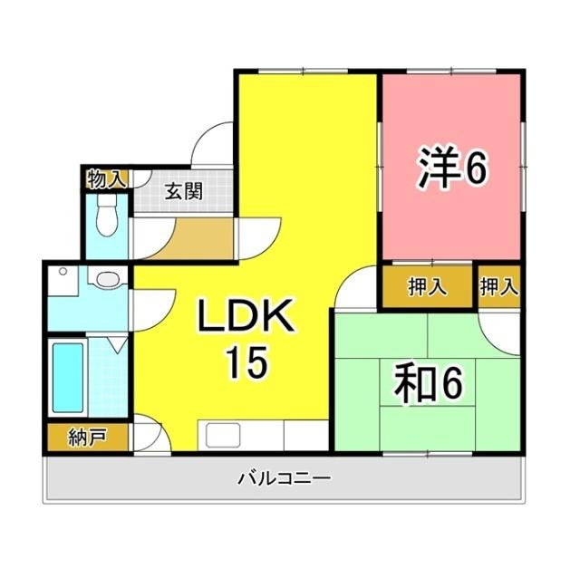 神戸市西区上新地マンション 間取り図画像