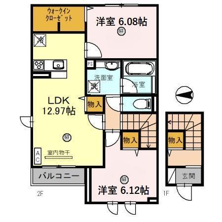 ピノコートＤ（201） 間取り図画像