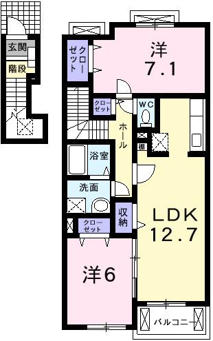 クラッセ壱番館（203） 間取り図画像