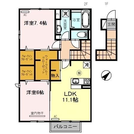 サワーローズ（203） 間取り図画像