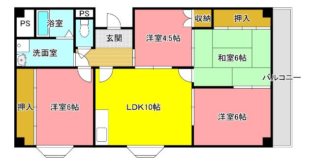  間取り図写真