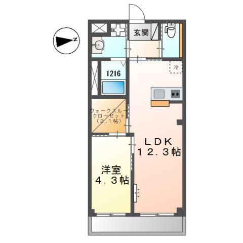 Ｅｔｏｉｌｅ　-エトワール- 間取り図画像