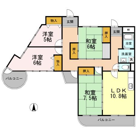 ブランベール大久保（303） 間取り図画像
