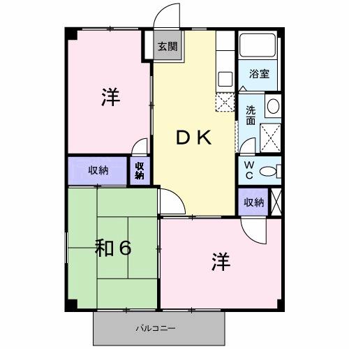 エスポワール（202） 間取り図画像