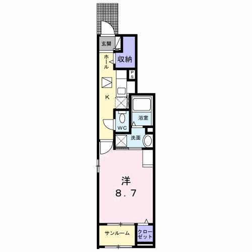 カーサヴェルデ（103） 間取り図画像