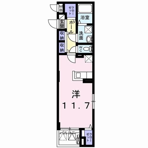 イーストブルー六番館（301） 間取り図画像