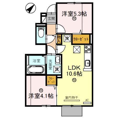 リコルド住吉（103） 間取り図画像