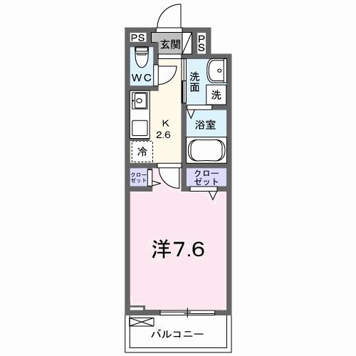 ルポ舞子弐番館（202） 間取り図画像