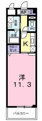 トゥールモンド（303） 間取り図画像