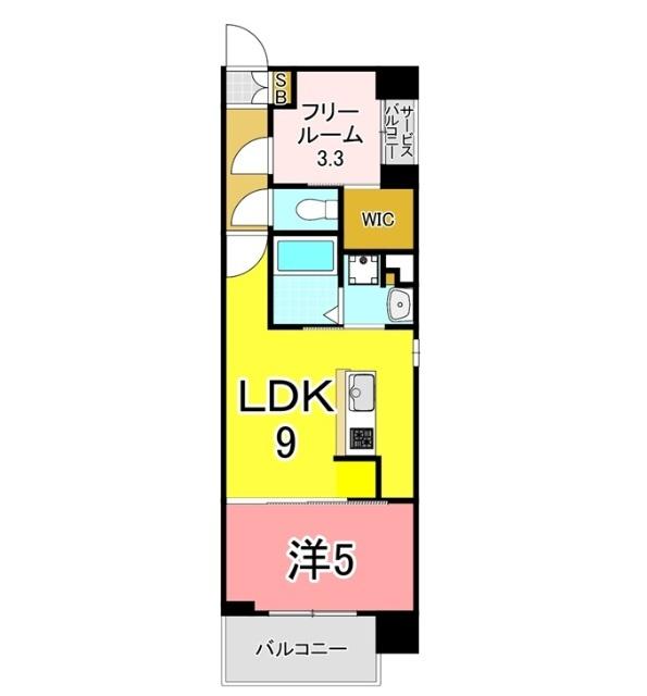 明石市鍛治屋町マンション 間取り図画像