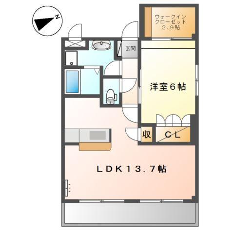Ｗｅｓｔ Ｈｉｌｌｓ 弐番館 間取り図画像
