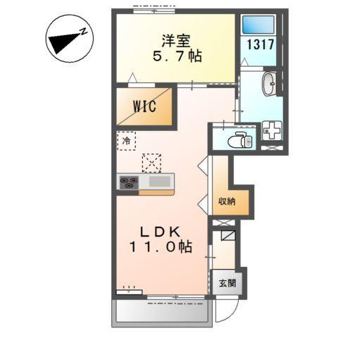 エイトポレール八木 間取り図画像