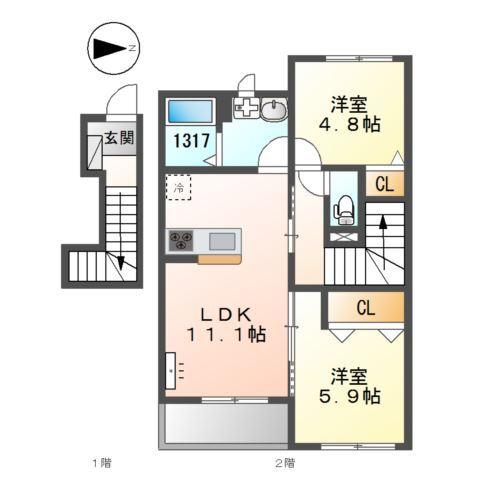  間取り図写真
