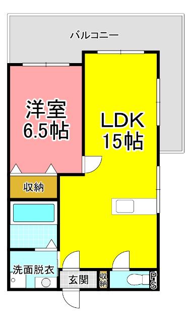 明石市大道町マンション 間取り図画像