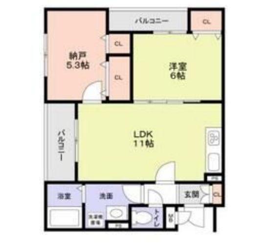 明石市大蔵本町アパート 間取り図画像