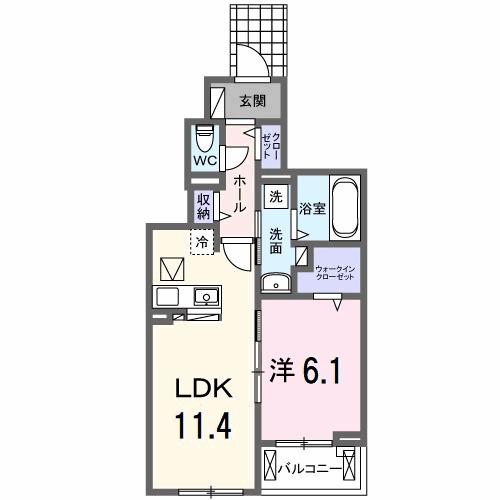 サンティエＮＡＧＡＩ（103） 間取り図画像
