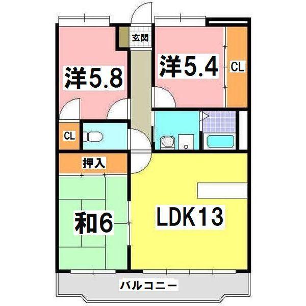 メゾンド・ソレーユ 間取り図画像