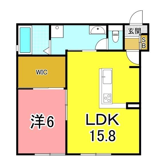 三木市末広アパート 間取り図画像
