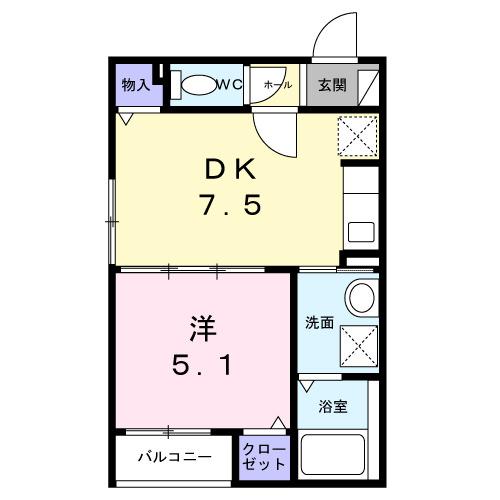 ネオイースト（202） 間取り図画像