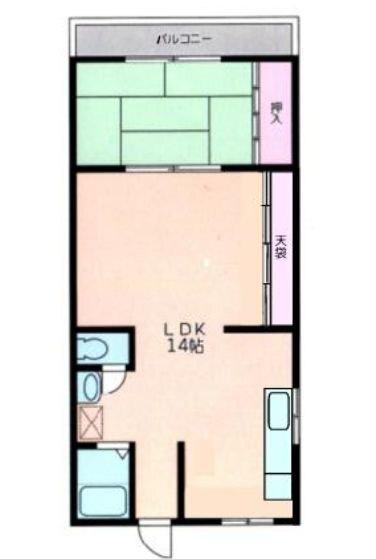 明石市野々上マンション 間取り図画像