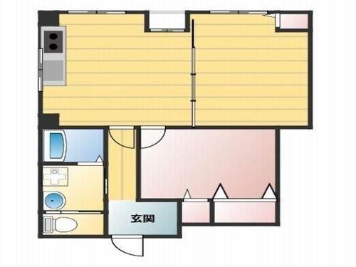 明石市西明石北町アパート 間取り図画像
