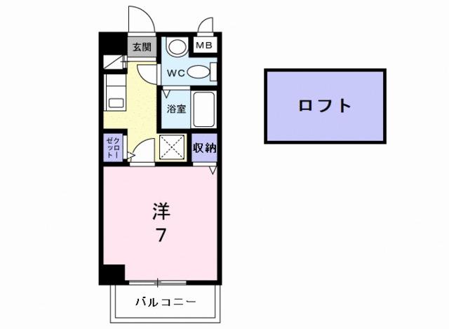 フローレンス西（411） 間取り図画像