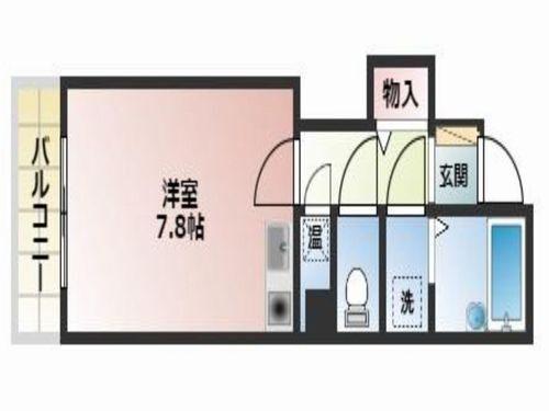 明石市西新町マンション 間取り図画像
