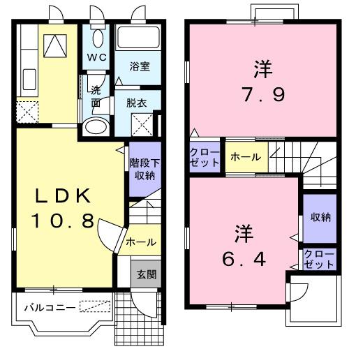 サンク・セイズ（101） 間取り図画像