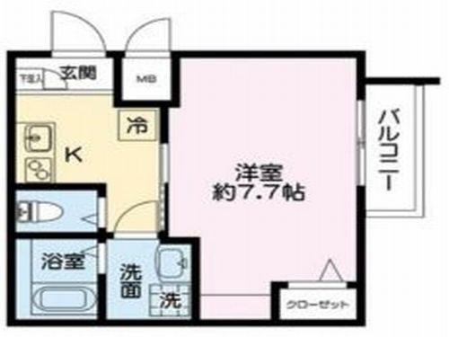 明石市和坂稲荷町マンション 間取り図画像