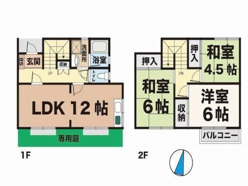 神戸市西区池上タウンハウス 間取り図画像